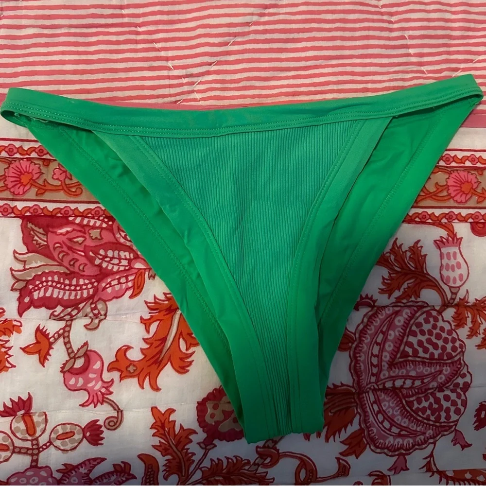 L*Space Vibrant Green Bikini Bottom - Picture 1 of 3